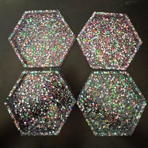 Glitter Coasters